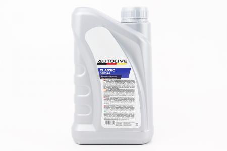 Моторне масло до 4-тактних мотоциклів 10W-40 напівсинтетичне Classic, 1 л AUTOLIVE