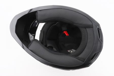 Шолом інтеграл до мотоцикла BLD-M62 S (55-56 см), чорний/біло-сірий, BLD