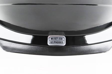 Шолом інтеграл до мотоцикла BLD-M62 M (57-58 см), чорний/біло-червоний BLD
