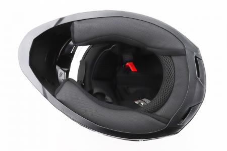 Шолом інтеграл до мотоцикла BLD-M62 M (57-58 см), чорний/біло-червоний BLD
