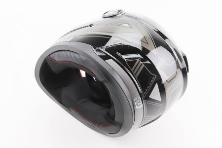 Шолом інтеграл до мотоцикла BLD-M65 S (55-56 см), чорно-сірий