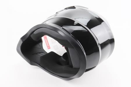 Шолом кросовий/ендуро/ATV BLD-819-7 L (59-60 см), чорний глянець