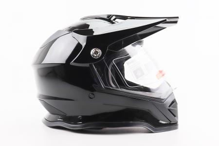 Шолом кросовий/ендуро/ATV BLD-819-7 L (59-60 см), чорний глянець