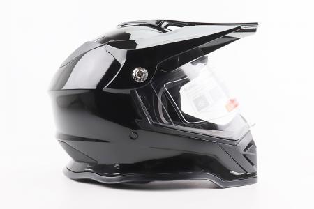 Шолом кросовий/ендуро/ATV BLD-819-7 M (57-58 см), чорний глянець