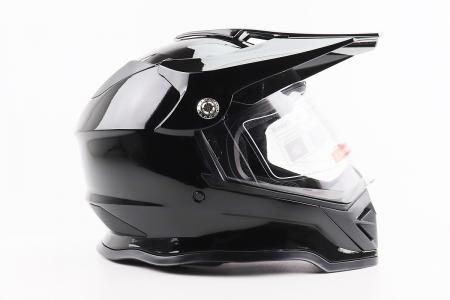 Кросовий шолом до мотоцикла/ендуро/ATV BLD-819-7 S (55-56 см), чорний глянець