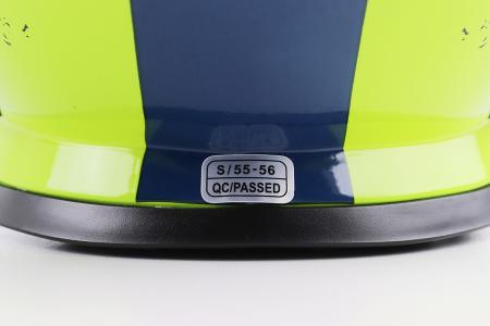 Кросовий шолом до мотоцикла/ендуро/ATV BLD-819-7 S (55-56 см), чорний/жовто-помаранчевий