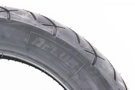 Шина 120/80-16 безкамерна шосейний малюнок D356 до мотоцикла DPLUS