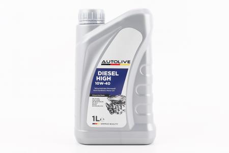 Моторна олія для 4-тактних двигунів 10W-40 DIESEL HIGH, напівсинтетична, 1 л AUTOLIVE