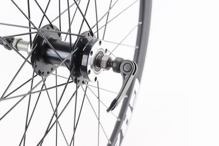Колесо заднє до велосипеда 26\" 36H 14G V/Disk-brake, обід алюмінієвий, втулка 36H, пром-підшипники 6200 2RS, під вільнобіг, ексцентрик, GRAVITY PRC