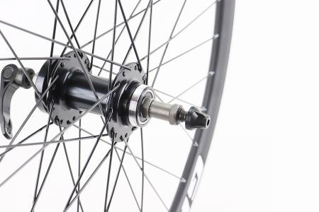 Колесо заднє до велосипеда 26\" 36H 14G V/Disk-brake, обід алюмінієвий, втулка 36H, пром-підшипники 6200 2RS, під вільнобіг, ексцентрик, GRAVITY PRC