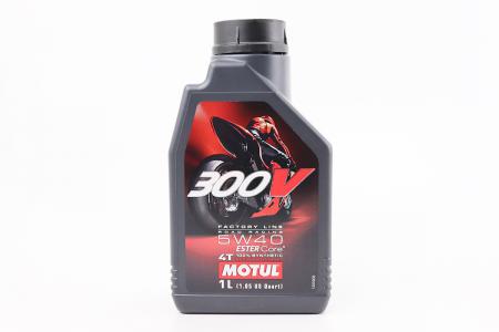 Моторна олива до мотоцикла 4T 5W-40 300V, 1L MOTUL