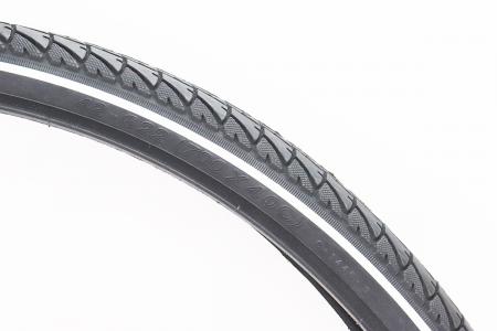 Шина до велосипеда 28" (700-40C, 42-622) дорожня ялинка C1446 з білою смугою CST