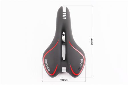 Сидіння до велосипеда MTB 270x160 мм YF-1034 BRAVVOS