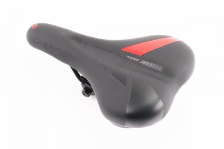 Сидіння до велосипеда MTB CPO-2032 270x160 мм, чорне з червоним PRC