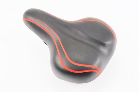 Сидіння до велосипеда VD837A-08 260x180 мм, чорно-червоне Viper