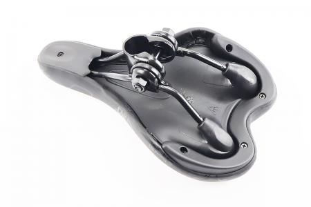 Сидіння дитяче до велосипеда F001 Junior 250x150 мм, чорне з малюнком, Viper