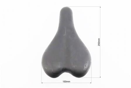 Сидіння дитяче до велосипеда F001 Junior 250x150 мм, чорне з малюнком, Viper