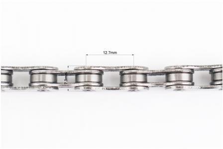 Ланцюг приводний до велосипеда 1/2x3/32x114L 6 швидкостей Z6, KMC, сірий