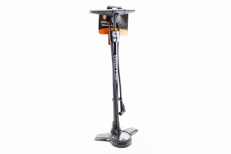 Насос підлоговий до велосипеда P32B-07 з манометром 160 psi/11 bar, Schrader, BEE