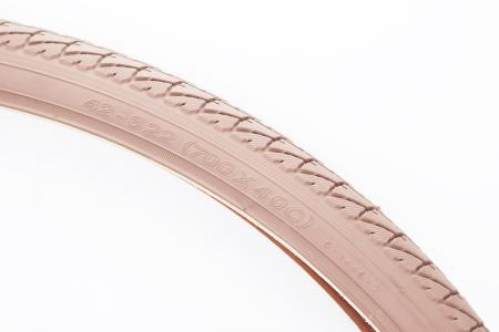 Шина до велосипеда 28" (700x40C / 42-622) дорожня коричнева SKIP C1446 CST