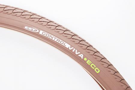 Шина до велосипеда 28" (700x40C / 42-622) дорожня коричнева SKIP C1446 CST