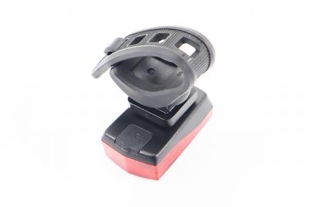 Ліхтар задній до велосипеда JY-6115T, 1 діод, Li‑ion 3.7V 300mAh, USB-зарядка, зі стоп‑сигналом, вологозахисний PRC