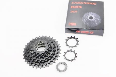 Касета до велосипеда 9 швидкостей 11-32T CR-CS33, CROSSRIDE