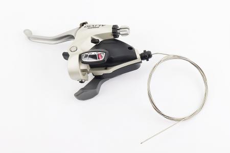 Манетка-моноблок 3 швидкості до велосипеда ALIVIO ST-M410 SHIMANO