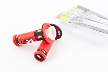Рукоятки керма до мотоцикла PROTAPER, комплект лів./пр. з вставкою, червоні