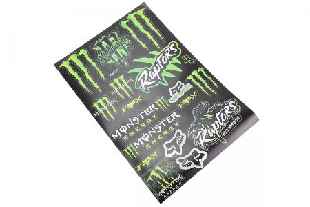 Набір наклейок 18 шт Monster A8038 (20x30 см)