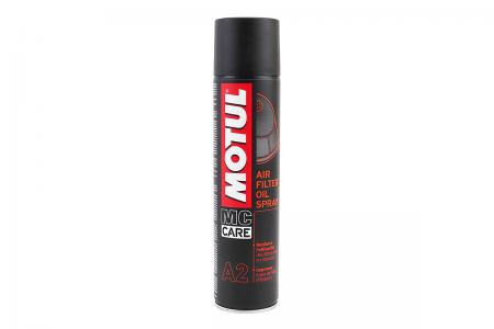 Масляне просочення для повітряних фільтрів до мотоцикла AIR FILTER OIL SPRAY, аерозоль 400 мл, MOTUL