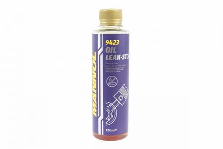 Присадка-герметик до двигуна від течі моторної оливи 9423 Oil Leak-Stop, 250 мл, MANNOL