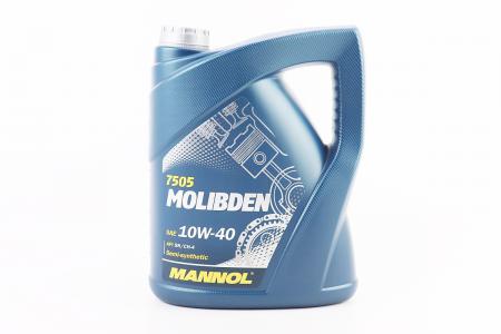 Моторне масло 4T SAE 10W-40 Molibden 7505 5L MANNOL до мотоцикла