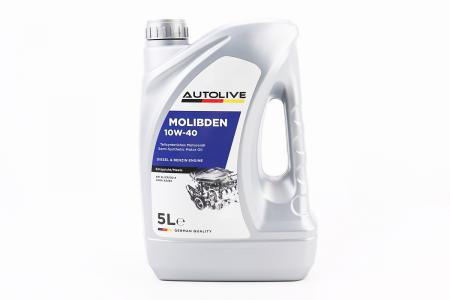 Моторна олива 4T 10W-40 для 4-тактних мотоциклів Molibden Diesel & Benzin 5L AUTOLIVE