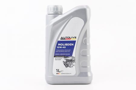 Моторна олива 4T 10W-40 напівсинтетична Molibden Benzin 1 л до мотоцикла AUTOLIVE