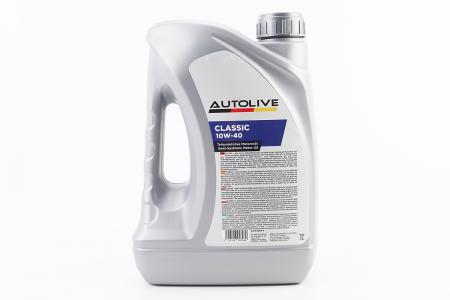 Масло моторне до мотоцикла 4T 10W-40 напівсинтетичне, 4L AUTOLIVE