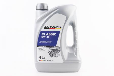 Масло моторне до мотоцикла 4T 10W-40 напівсинтетичне, 4L AUTOLIVE