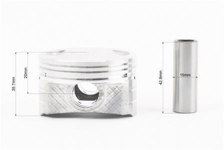 Комплект ЦПГ до мотоцикла 160cc, 58,5 мм, поршневий палець 15 мм SEE