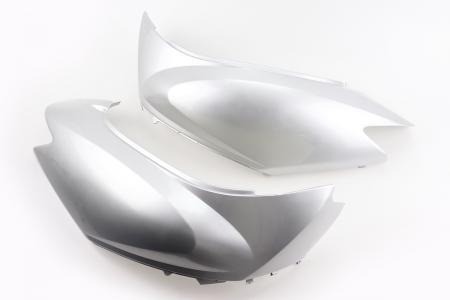 Пластик верхній боковий до скутера Honda DIO AF-56/57, комплект 2 шт (лів.+прав.), сірий PRC