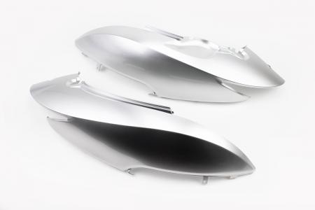 Верхні бічні панелі (пластик) до скутера Honda DIO AF-62/AF-68, комплект 2 шт, сірі PRC
