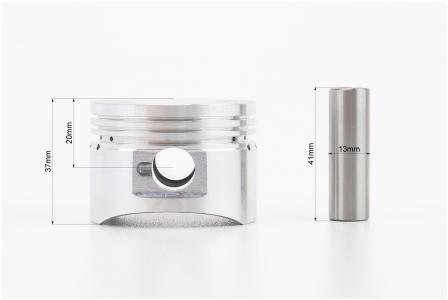 Циліндр к-кт (ЦПГ) до скутера 125cc 52,4 мм палець 13 мм ZHENGHE