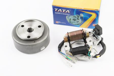 Магнето в зборі до скутера Delta (2 котушки) TATA