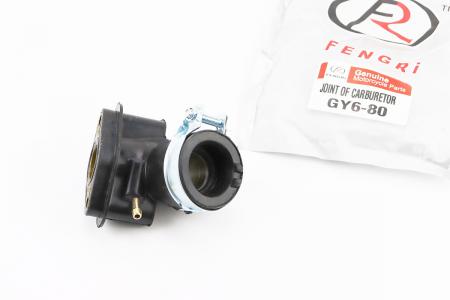 Патрубок карбюратора до скутера GY6-80 (стандарт) FENGRI