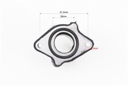 Гумовий патрубок карбюратора до мотоцикла Futong QJ150C, тип 2 PRC