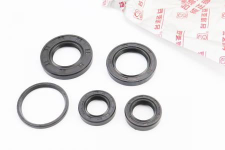 Сальники двигуна до скутера Suzuki AG50/V50, комплект 5 шт, SEE