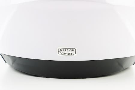 Відкритий мотоциклетний шолом BLD-708 M (57-58 см), білий глянець