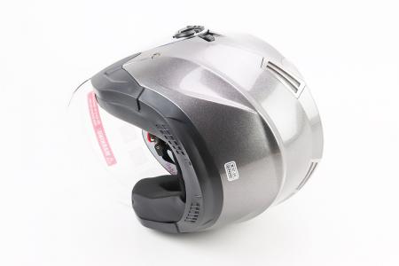 Шолом відкритий до мотоцикла BLD-708 M (57-58 см), сірий глянець — BLD