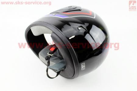 Шлем закрытый HF-150 S- ЧЕРНЫЙ Q155