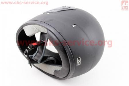 Шлем закрытый HF-150 S- ЧЕРНЫЙ матовый