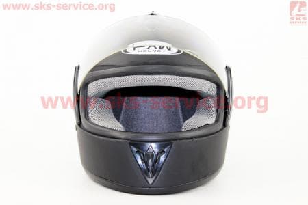 Шлем закрытый HF-150 S- ЧЕРНЫЙ матовый